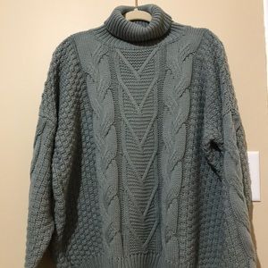 Turtleneck knit sweater